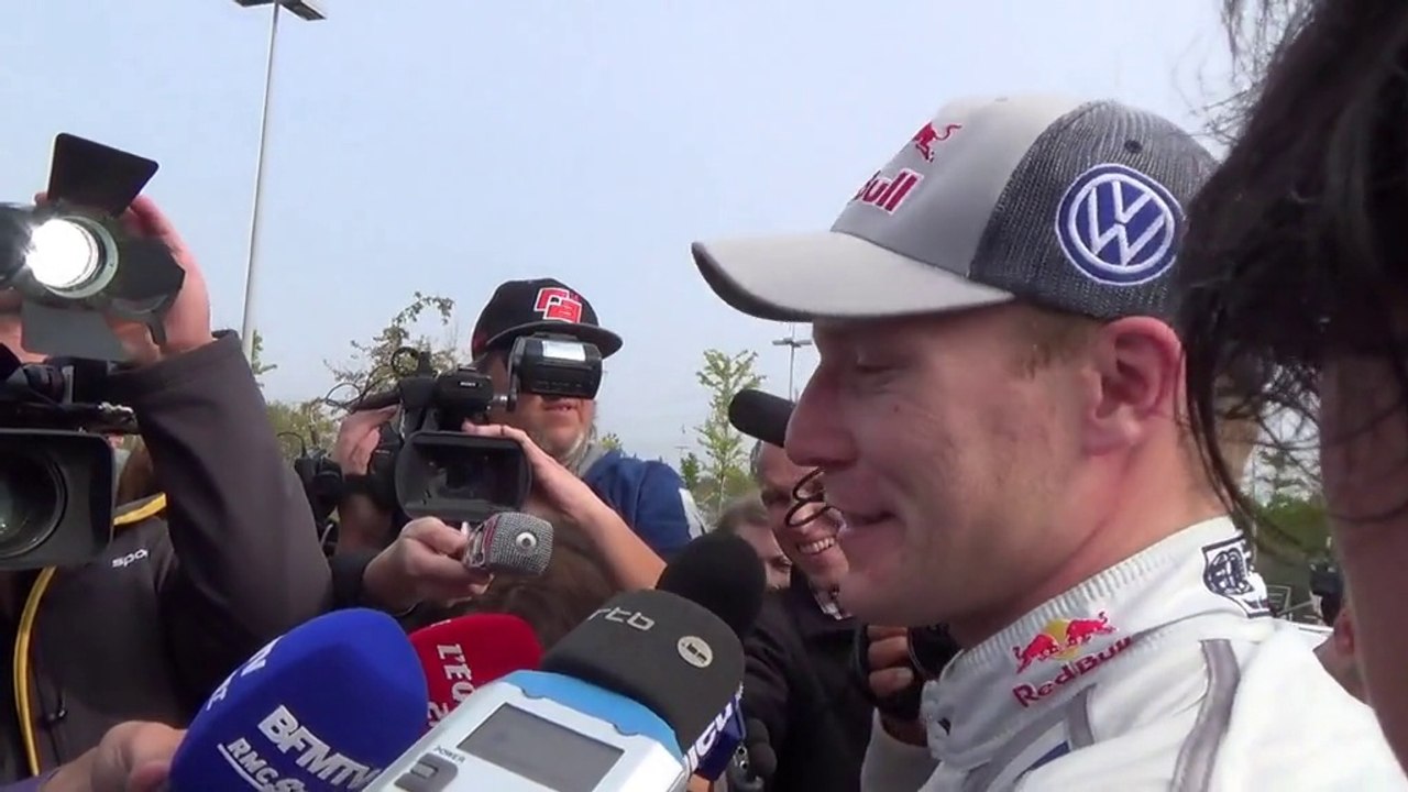 Latvala vainqueur du rallye de France-Alsace 2014 à l'arrivée