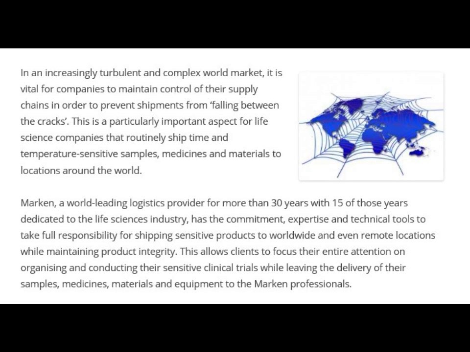 Wes Wheeler | Life Science Companies Maintain Supply Chain Control via One Shipping Source