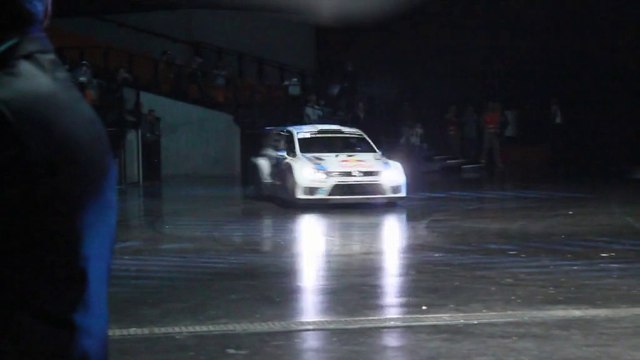 Sébastien Ogier fait une sortie remarquée au Zénith de Strasbourg