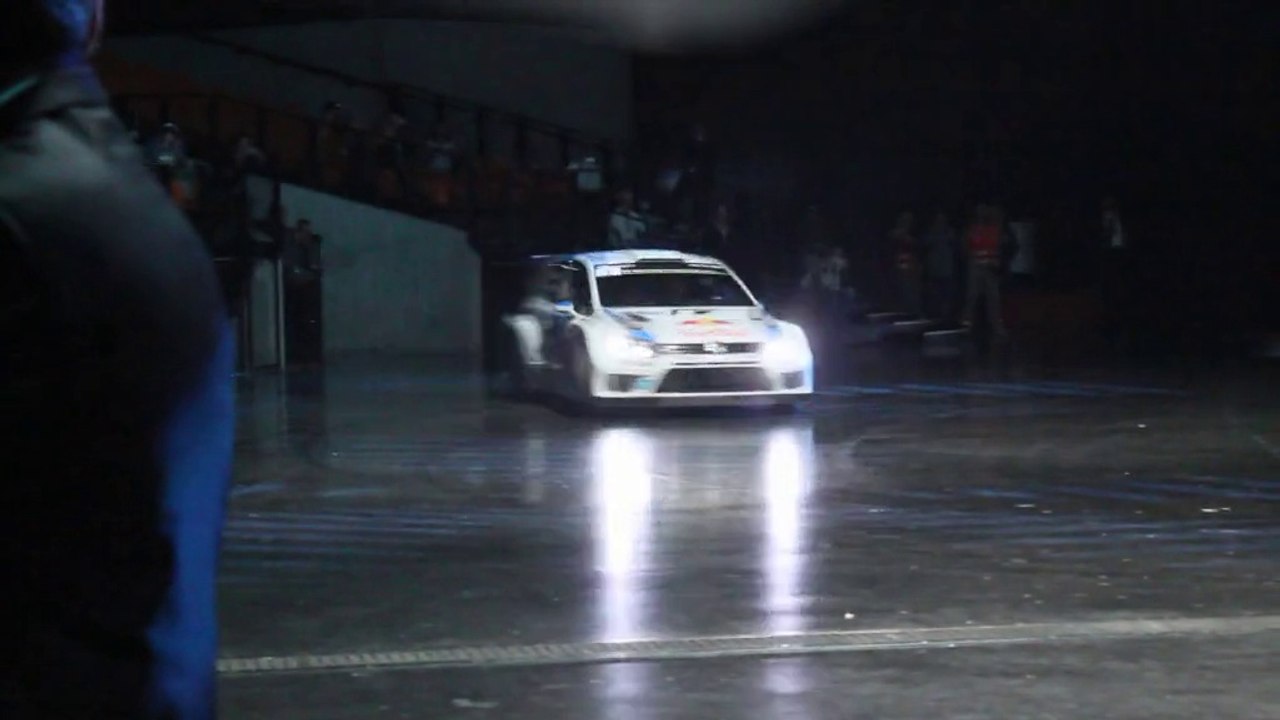 Sébastien Ogier fait une sortie remarquée au Zénith de Strasbourg