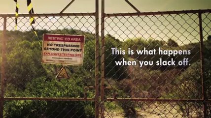 do not cross. its not written for nothing.