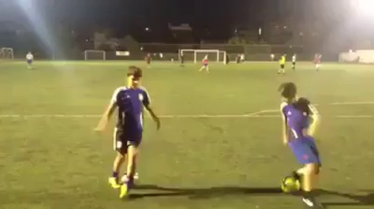 Un entrainement de foot impressionant