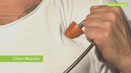 Happy Trigger Massage Tool Chest muscles, www.happytriggerus.com