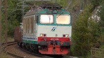 E652 Tigre de Trenitalia : Montée de la E652 050 pour l'Italie au dessus de Modane