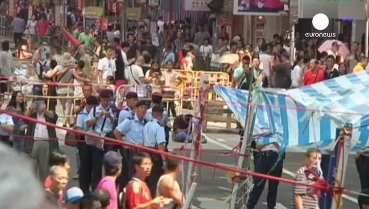 As Hong Kong deadline looms, protesters appear to be on the move