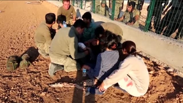 Suriyeli Bir Çocuk, Ayağına Mermi İsabet Etmesi Sonucu Yaralandı