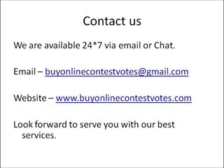 Contest Votes