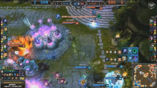 SHR vs EDG Season 4 World Championship Quart de finale - League of Legends