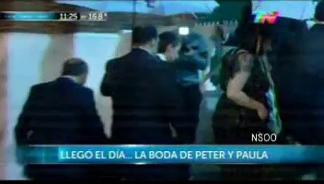 Imágenes del casamiento de Pedro y Paula en TN - 05 de Octubre