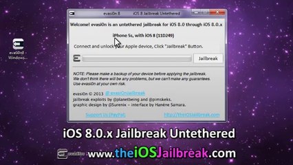 Nouvelle mise à jour iOS 8.0.2 Jailbreak avec Evasion publié