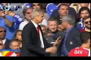 Arsene Wenger VS Jose Mourinho - Wenger pousse Mourinho