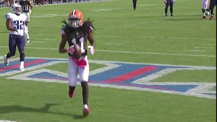 Hoyer 17-yard touchdown pass to Benjamin