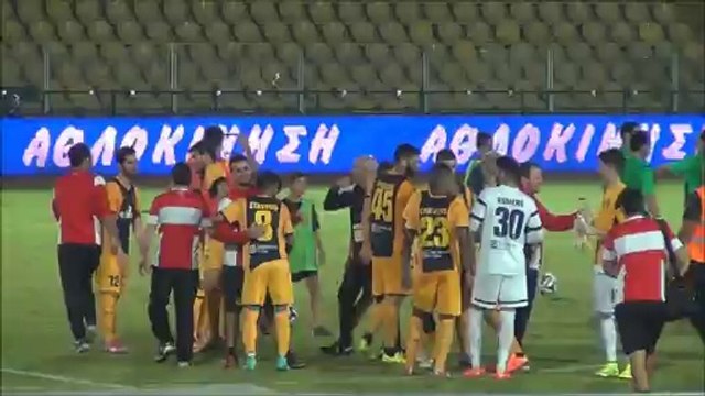 ΑΕΛ-Ανόρθωση-ΑΕΛ τέλος αγώνα 05-10-2014