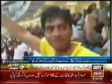 Go Nawaz Go during PakvAus T20 Cricket Match Dubai - 5 Oct 2014