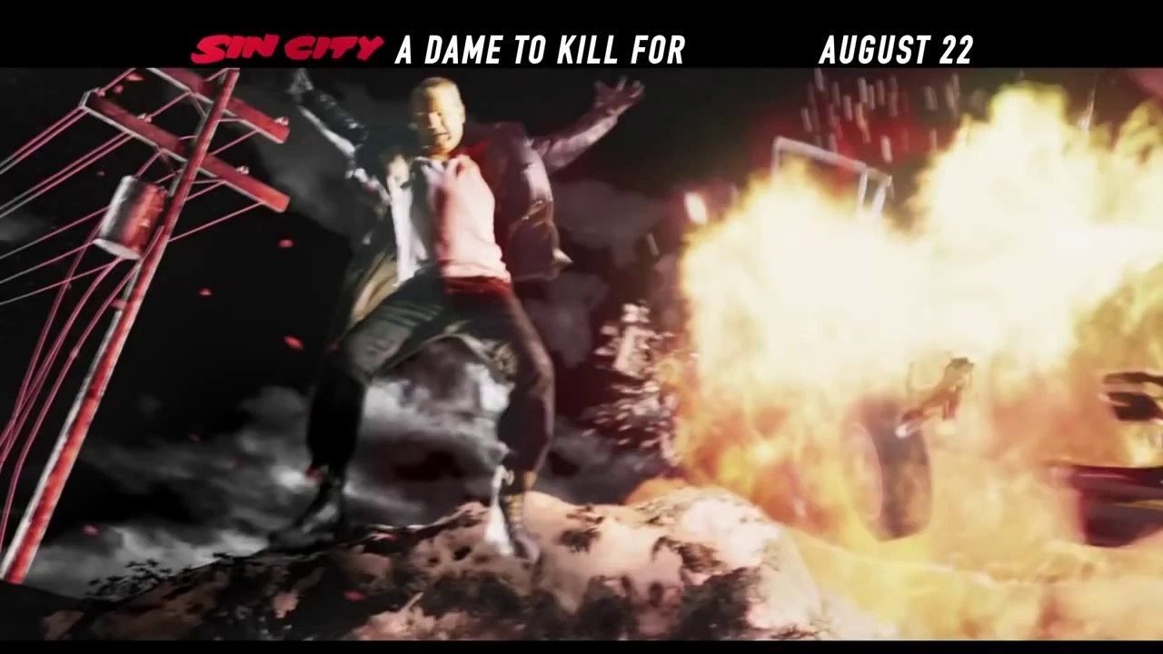 Sin City: A Dame To Kill For Official TV Spot - War (2014) Bruce Willis Movie HD