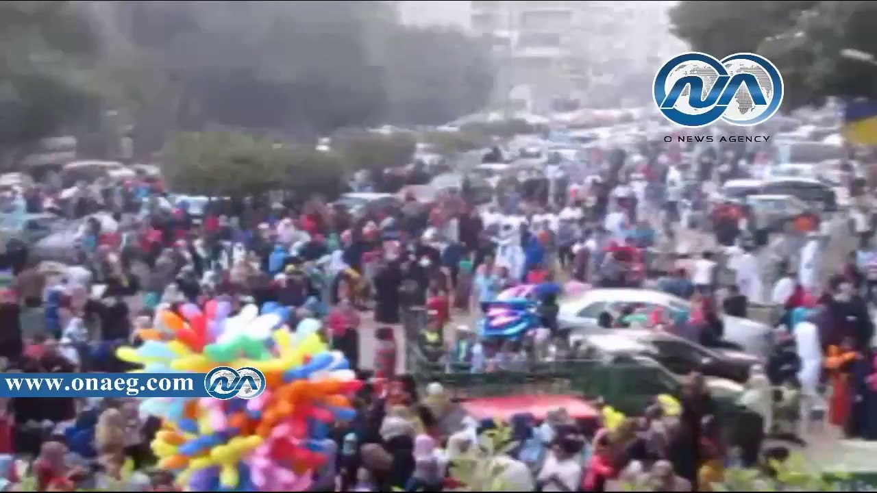 بالفيديو.. تكبيرات العيد من ساحه مسجد غافر " بالجيزة "