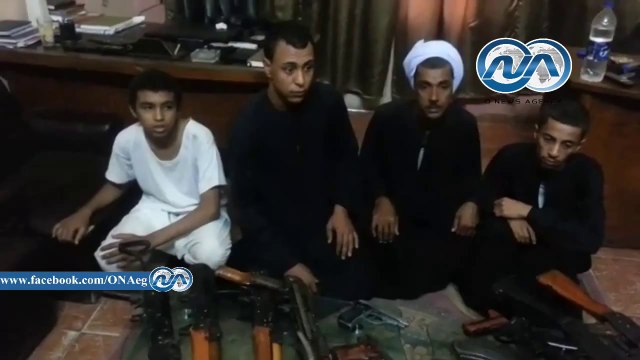 ضبط 9 قطع أسلحة متنوعة وذخيرة فى حملة أمنية بسوهاج
