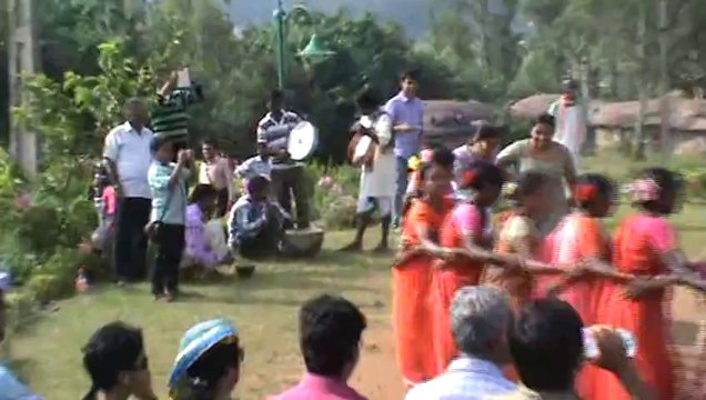 Dhimsa Tribal Dance Haritha Resorts AP Tourism Araku SKMClasses Subhashish 4