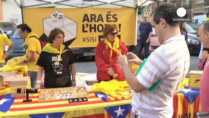 Katalanlar gövde gösterisi yaptı