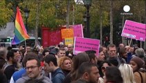 Protests in Paris for and against surrogacy and medically-assisted reproduction