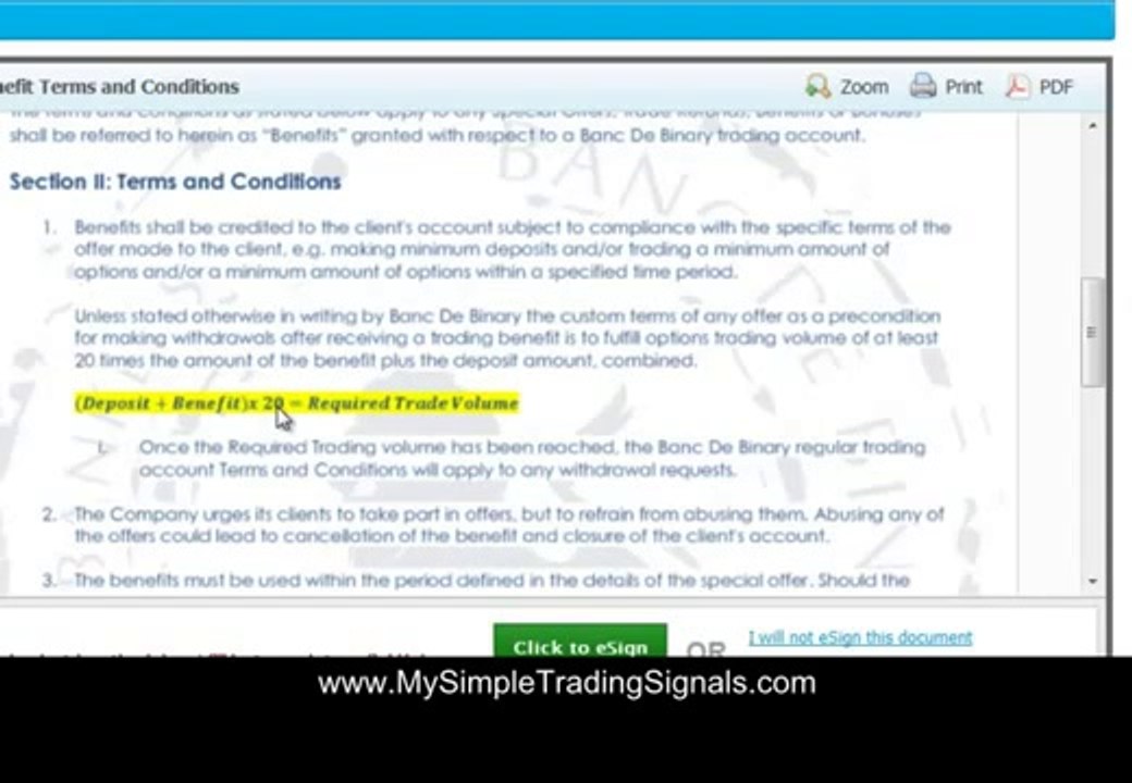 Binary Options Bonuses #2