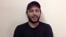 Shahid Afridi Special Video For Pakistani Awam.