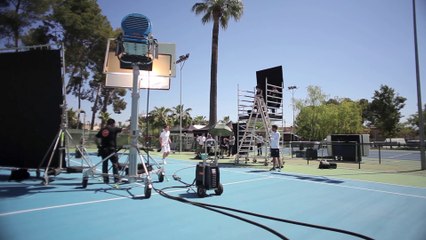 Behind the scenes of Rado photo shoot 2014 with Andy Murray