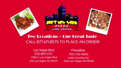 Pizza Las Vegas | (702) 897-1717 | Joe's New York Pizza Reviews pt. 3