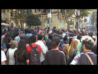 Napoli - Al Vomero scontro ideale tra pro e contro "Sentinelle in piedi" -live- (05.10.14)