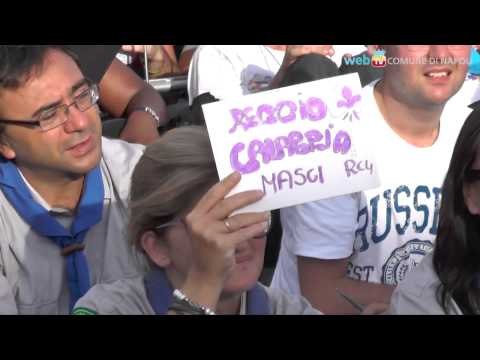 Napoli - Giovani della Pace , quarto raduno mondiale in Piazza Plebiscito -3- (05.10.14)