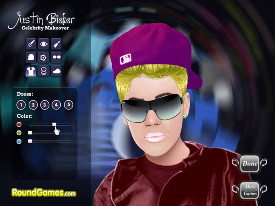 Justin Bieber Celebrity Makeover Let's Play / PlayThrough / WalkThrough Part