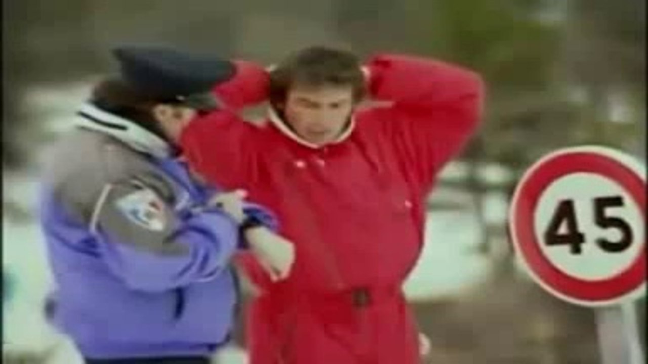 Laurent Baffie - Contrôle de vitesse au ski (Caméra cachée)