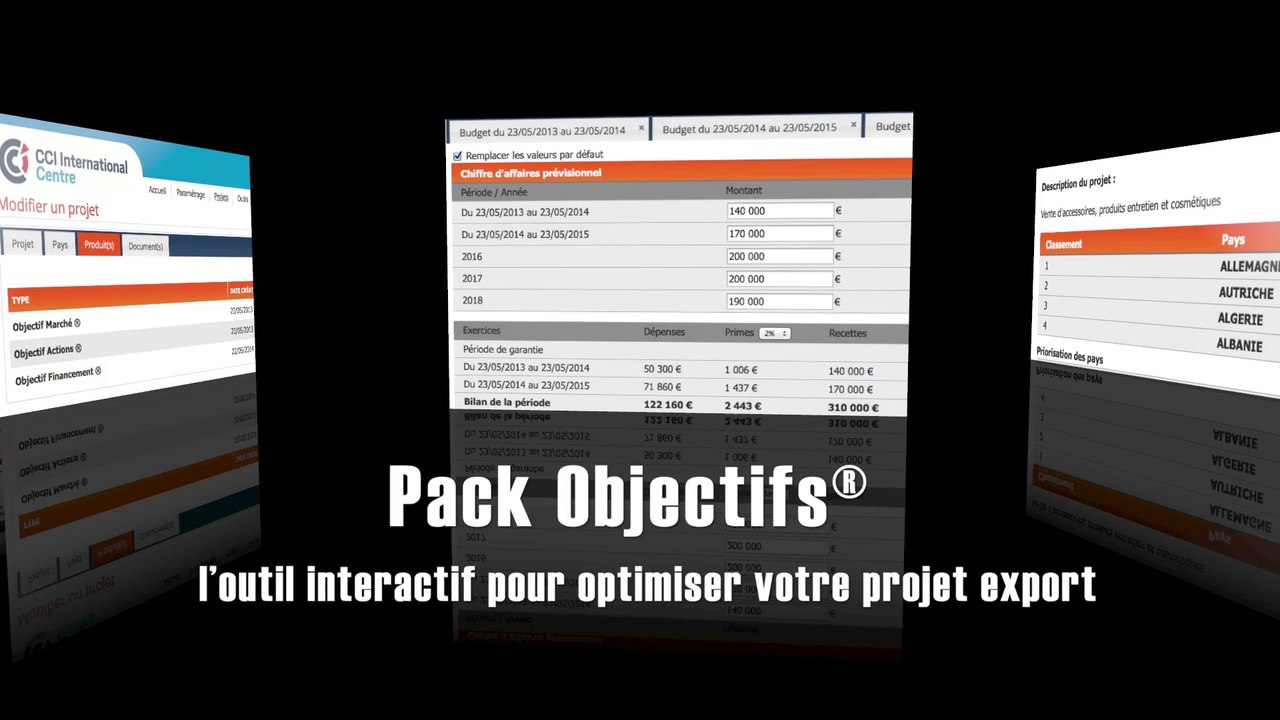CCI Centre - CCI International Centre - Pack Objectifs®
