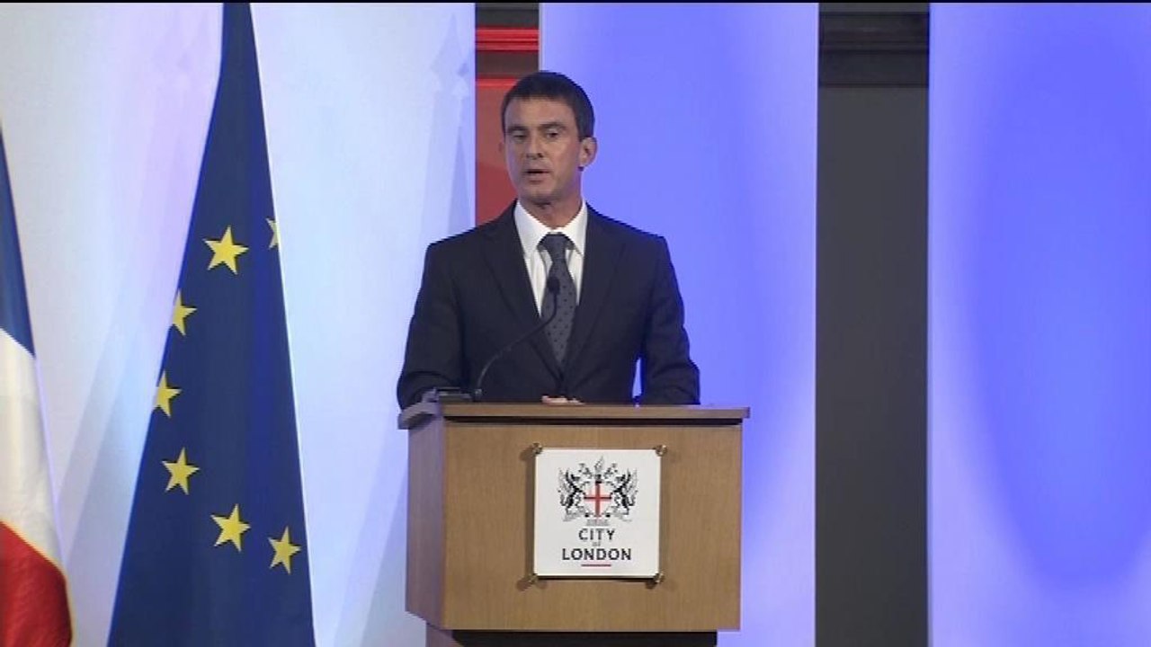 Valls :"Un Premier ministre français socialiste à La City c'est une révolution"
