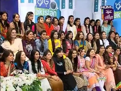 Aiza Khan and Danish Taimoor First Show After Marriage in Jago Pakistan Jago - 6th October 2014 Part 1