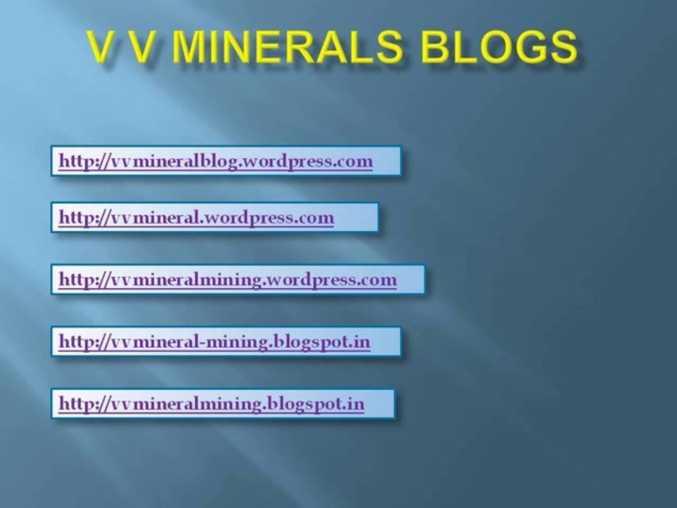 Environment Consciousness By VV Minerals Owned By Vaikundarajan