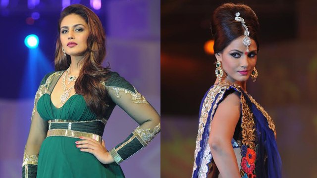 Huma Qureshi & Neetu Chandra Walks The Ramp @ IBJA Fashion Show 2014 !