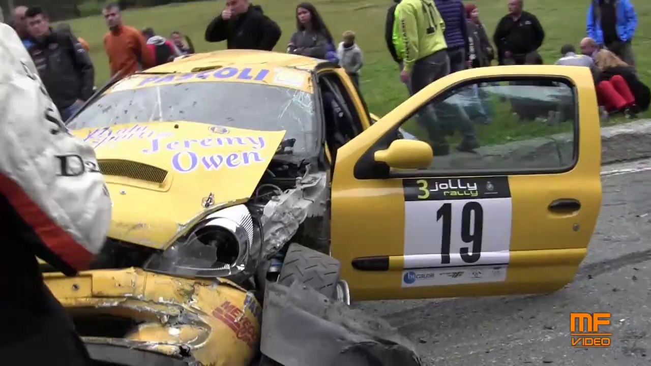 Jolly Rally Valle d'Aosta 2014 - Big crash