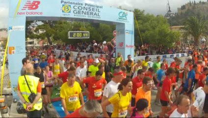 Revoir la ligne d'arrivée Marseillle-Cassis 2013