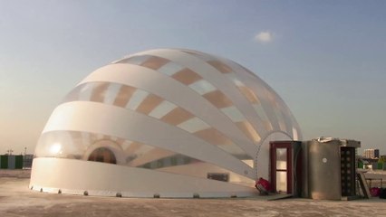 Rendez-vous avec la Vi(ll)e aux Batignolles les 10,11 & 12 octobre - Architecture gonflable par Hans-Walter Müller n°2