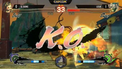 Capcom Pro Tour Asia - Singapour : Saunic (Ibuki) vs Leslie (Sagat)