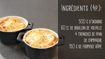 Recette de soupe à l'oignon - Gourmand