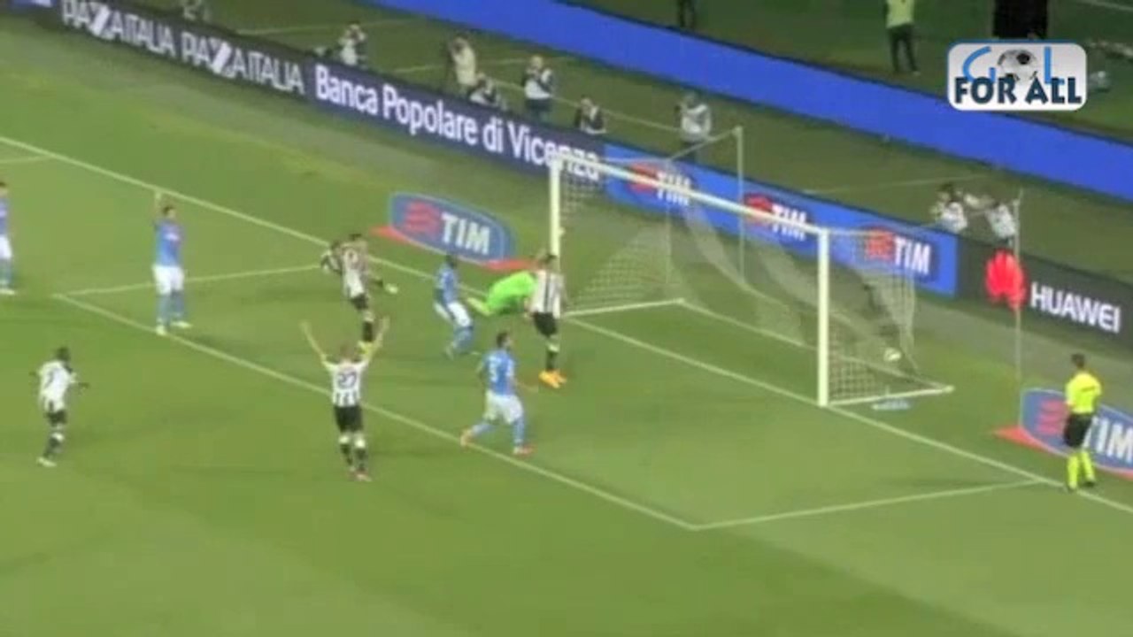 Udinese-Napoli 1-0 2014-2015 (EFFETTO STADIO)