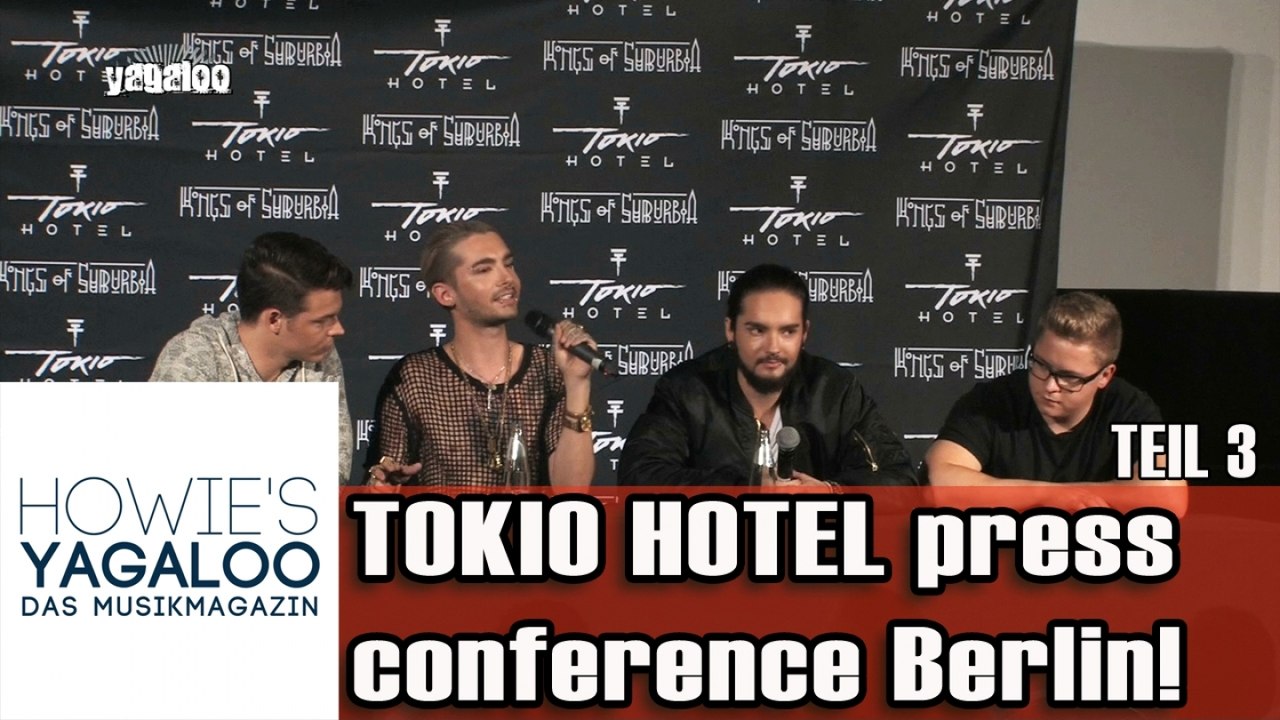 Tokio Hotel Pressekonferenz in Berlin - Teil 3