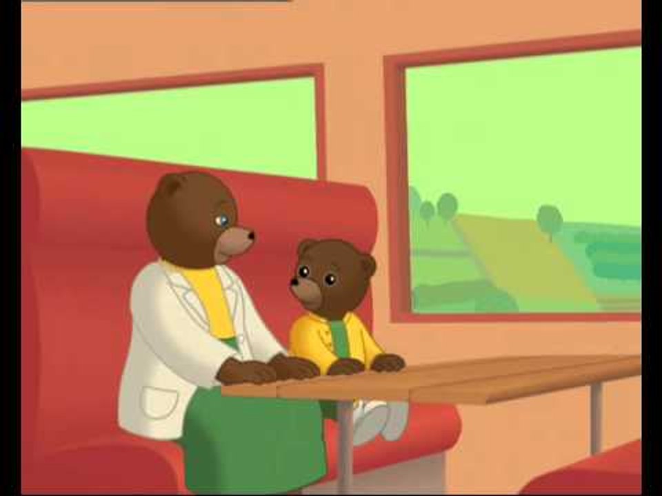 Apprends l'anglais avec Petit Ours Brun - Little Brown Bear takes the train