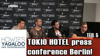 Tokio Hotel Pressekonferenz in Berlin - Teil 5