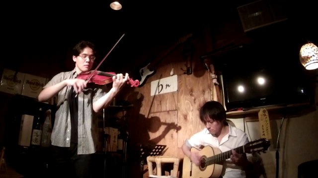 【Live】『Take Me Home, Country Roads』 Played by Dolphin Cafe(Guitar:YOSHINORI TANAKA 田中佳憲 Violon:竹内章人) instrumental sheet music concert acoustic cover piano