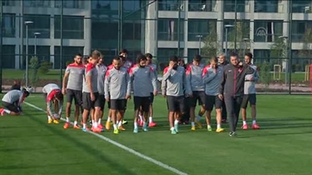 A Milli Futbol Takımı, Çek Cumhuriyeti Maçı Hazırlıklarına Başladı