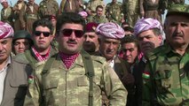 Peshmerga forces celebrate Eid al-Adha on the frontline