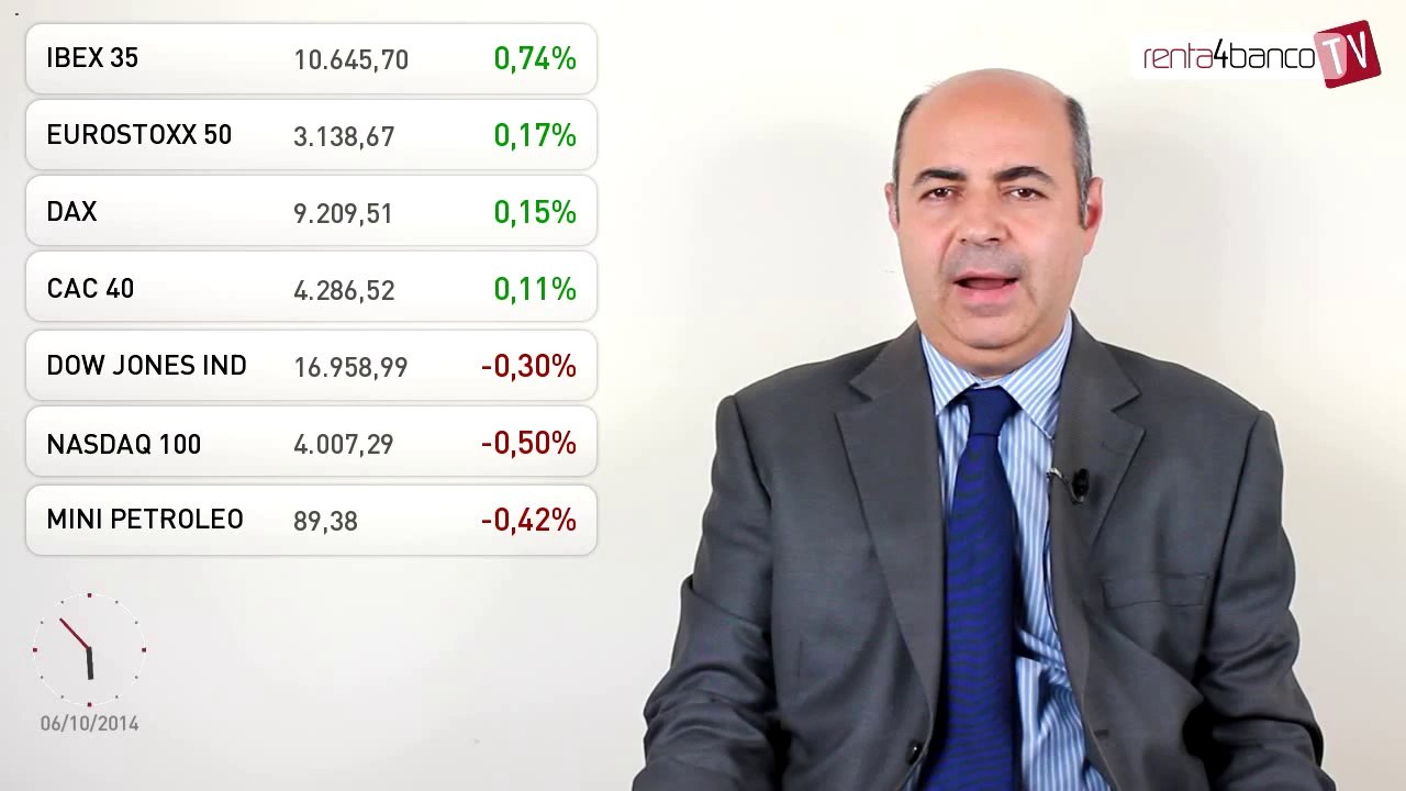 06.10.14 · Jornada positiva en las bolsas - Visión de los gestores en el cierre del mercado bursátil